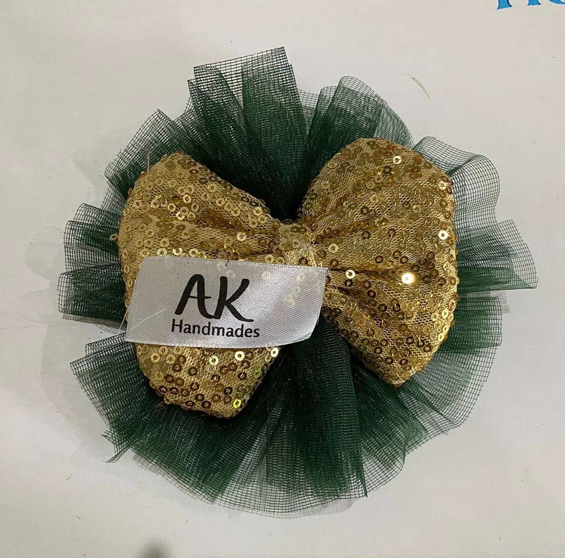 FF Headband Green and golden