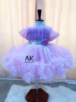 Zigzag Ruffle Tutu Baby Pink